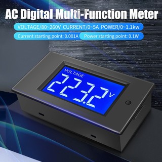 Peacefair PZEM-012 High Precision AC 5A Single Phase Voltmeter Electric Digital Power Watt Meter